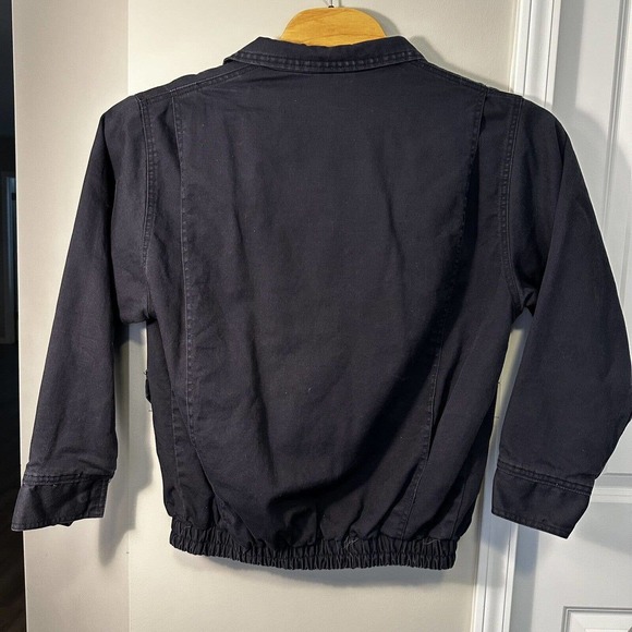 Bulwark Protective Apparel Flame Resistant Jacket Size M-RG Navy Blue - Picture 7 of 8